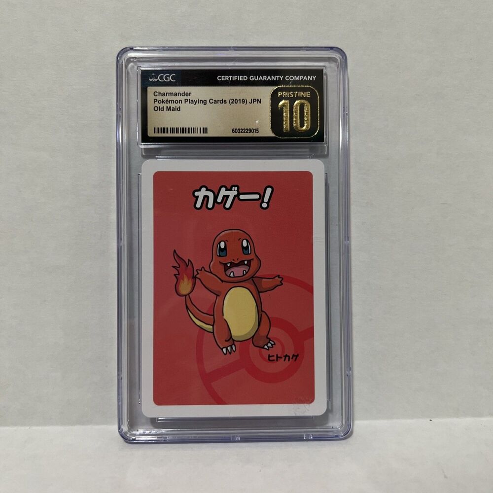 CGC 10 Pristine Charmander Old Maid 2019 Japanese Pokemon Card